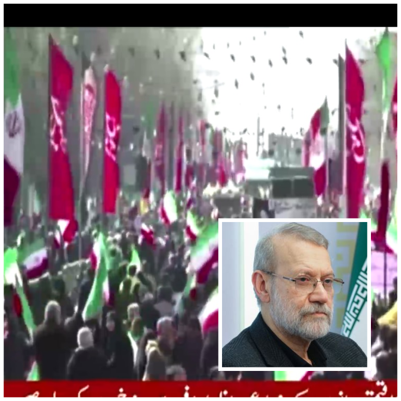 تہران میں علی لاریجانی اور عسکری قیادت کی نمازِ جنازہ؛ لاکھوں سوگواروں کی شرکت، فضا اللہ اکبر کے نعروں سے گونج اٹھی