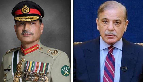 وزیراعظم شہباز شریف کا فیلڈ مارشل عاصم منیر اور سروسز چیفس کو ٹیلیفون؛ عید کی مبارکباد اور پاک فوج کے دستوں کو خراجِ تحسین