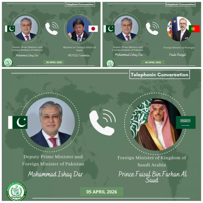 مشرقِ وسطیٰ میں کشیدگی کم کرنے کے لیے پاکستان سرگرم؛ اسحاق ڈار کے اہم عالمی رہنماؤں سے رابطے