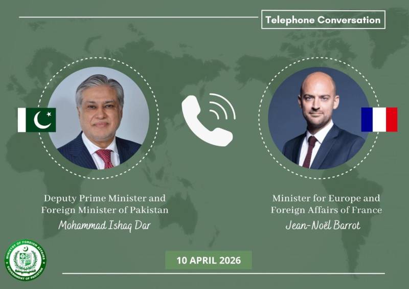 لبنان میں جنگ بندی: فرانسیسی وزیر خارجہ کا اسحاق ڈار کو فون، پاکستان کے کلیدی کردار کی تعریف