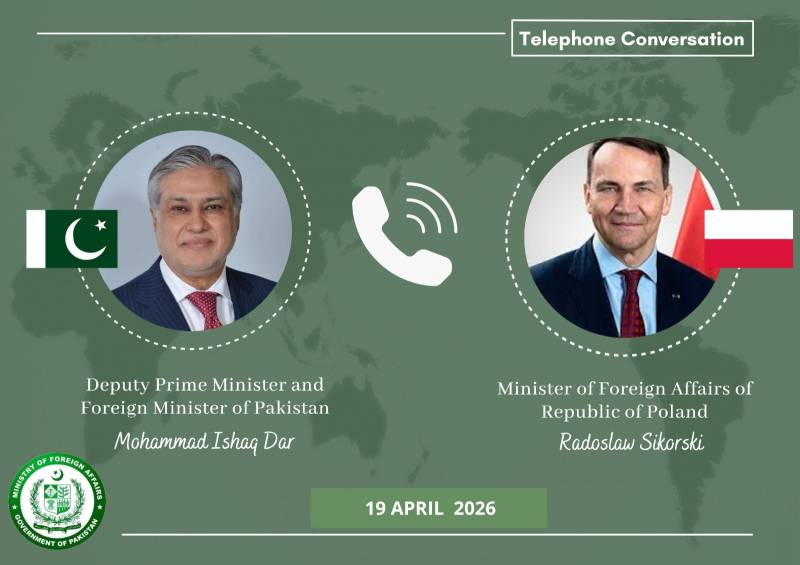 عالمی امن کیلئے پاکستان کی کوششیں رنگ لے آئیں: پولینڈ کا ایران امریکہ کشیدگی ختم کرانے میں پاکستانی کردار کو خراجِ تحسین
