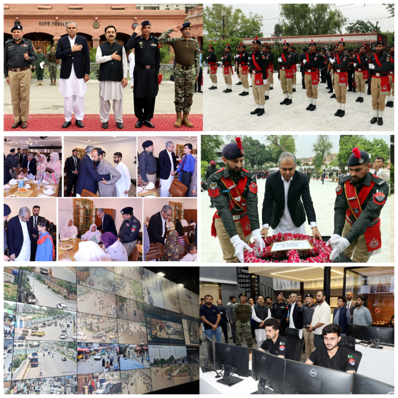 وفاقی وزیر داخلہ محسن نقوی کا پولیس ہیڈ کوارٹرز پشاور کا دورہ، بنوں کے 15 شہدا کے لواحقین سے ملاقات