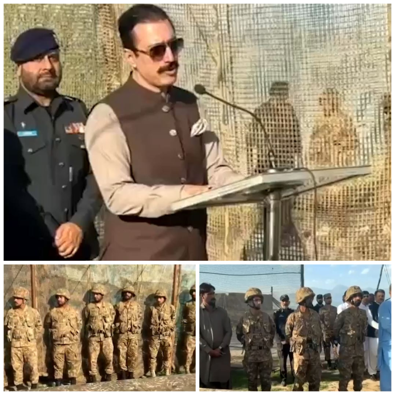 وزیراعظم آزاد کشمیر فیصل ممتاز راٹھور کی چڑی کوٹ سیکٹر میں جوانوں کے ساتھ عید، پاک فوج کی قربانیوں کو زبردست خراجِ تحسین