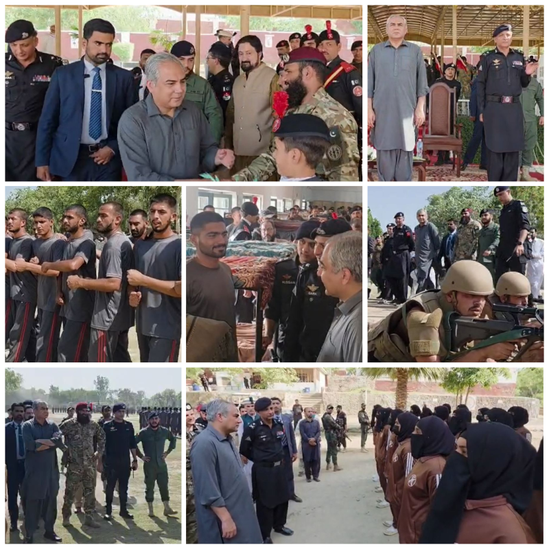 وفاقی وزیر داخلہ محسن نقوی کا چارسدہ میں فیڈرل کانسٹیبلری ٹریننگ سنٹر شب قدر کا دورہ