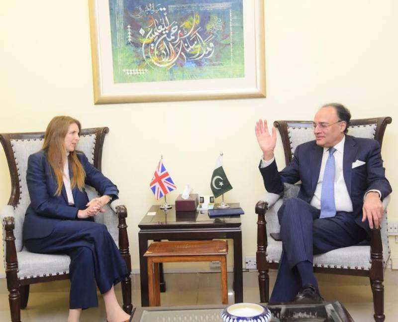 وزیر خزانہ اور برطانوی ہائی کمشنر کی ملاقات، معاشی اصلاحات اور اقتصادی تعاون پر تبادلہ خیال
