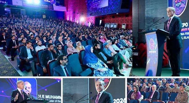 وزیراعظم شہباز شریف کا انڈس آر اے ایس ایکسپو 2026 کا افتتاح، جدید ٹیکنالوجی کے فروغ پر زور