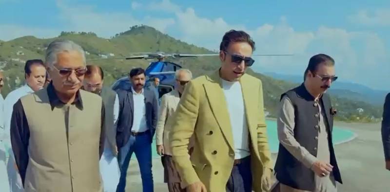 بلاول بھٹو زرداری مظفرآباد پہنچ گئے، سیاسی ملاقاتوں اور انتخابی امور پر مشاورت متوقع