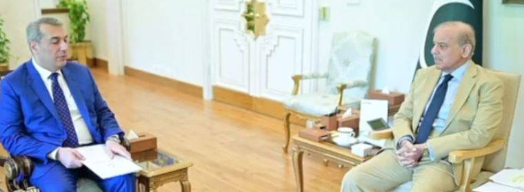 وزیراعظم شہباز شریف کا آذربائیجان کے ساتھ تعلقات مزید مضبوط بنانے کے عزم کا اظہار