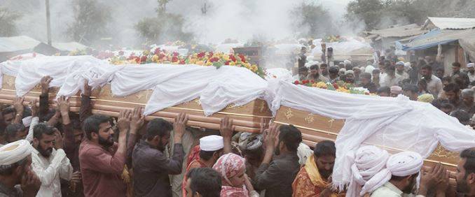 بلوچستان کوئلہ کان سانحہ، شانگلہ کے 28 نوجوان سپردِ خاک، ضلع بھر میں سوگ