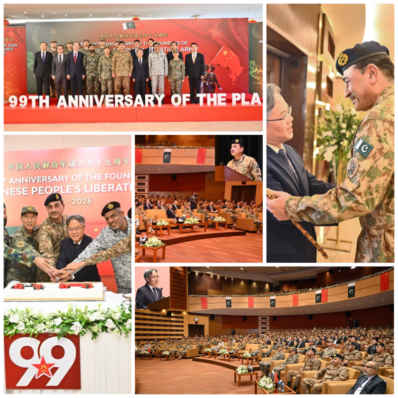  جی ایچ کیو میں پی ایل اے کے یومِ تاسیس کی تقریب,پاکستان اور چین کے دفاعی تعلقات مزید مضبوط بنانے کے عزم کا اعادہ
