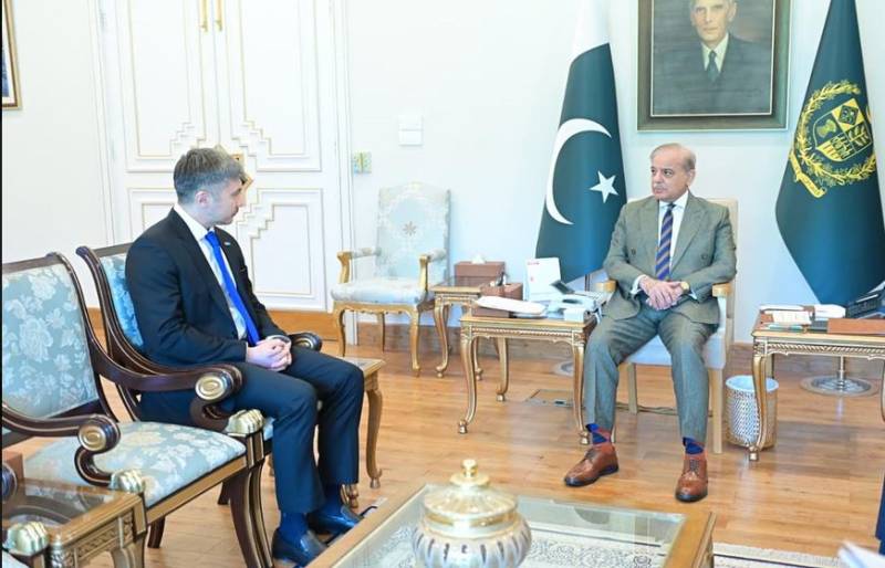 شہباز شریف کی قازق سفیر سے الوداعی ملاقات، دوطرفہ تعاون مزید بڑھانے پر اتفاق