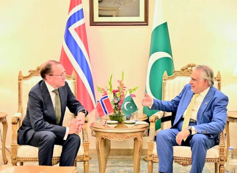 پاکستان اور ناروے کے درمیان مختلف شعبوں میں تعاون بڑھانے پر تبادلہ خیال