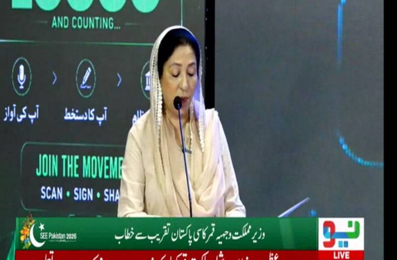 پاکستان کے نوجوانوں میں بے پناہ صلاحیت موجود ہے، وزیر مملکت وجیہہ قمر