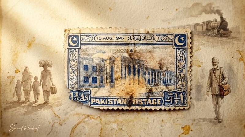پاکستان کا پہلا ڈاک ٹکٹ 