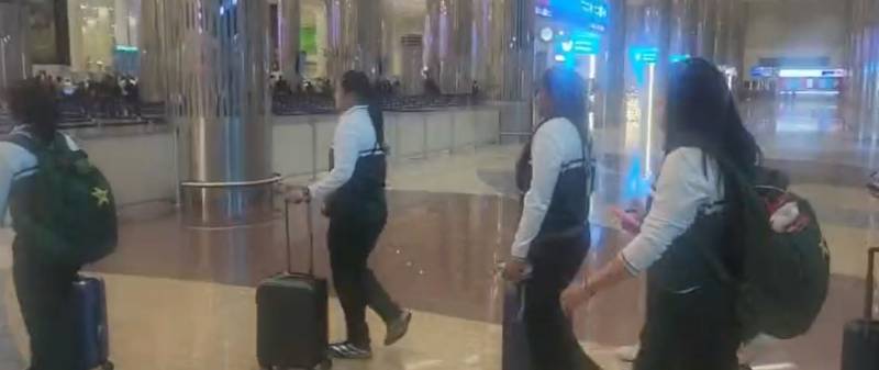 ویمنز ایشیا کپ، پاکستان ویمن ٹیم دبئی پہنچ گئی، کل ٹریننگ سیشن ہوگا
