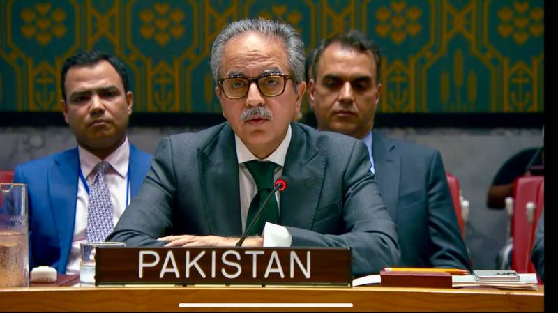  فلسطینیوں کے حقوق کا تحفظ اور اسرائیلی اقدامات کا فوری خاتمہ کیا جائے:پاکستان کا سلامتی کونسل میں مطالبہ