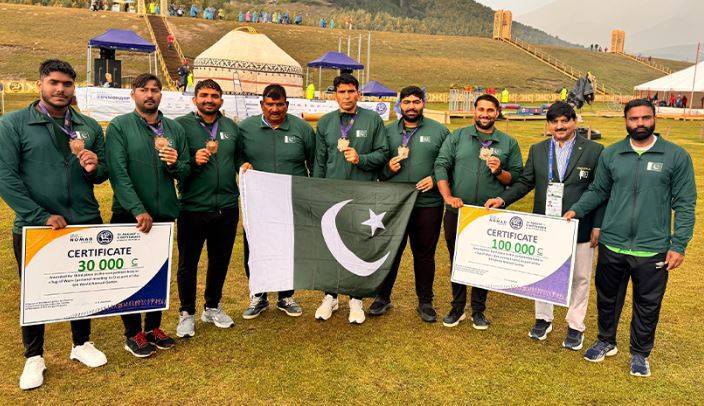 ورلڈ نومیڈ گیمز میں پاکستانی ایتھلیٹس نے 4 تمغے اپنے نام کرلیے