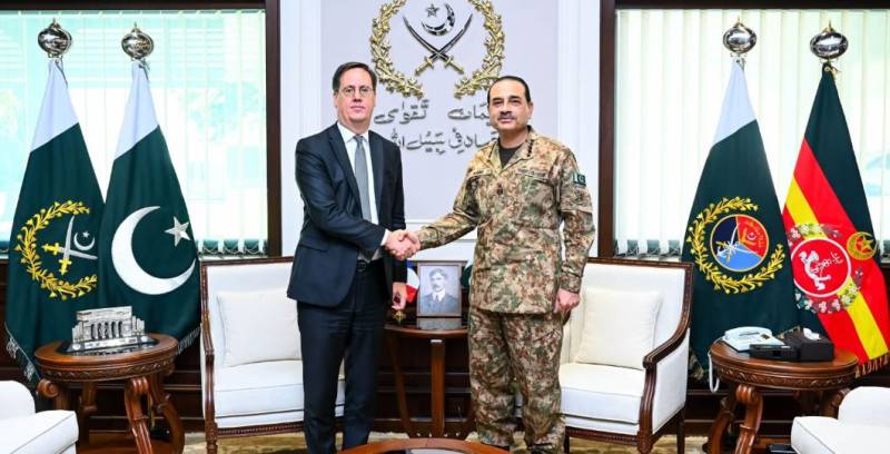 فیلڈ مارشل سید عاصم منیر سے فرانسیسی اعلیٰ دفاعی عہدیدار کی ملاقات، دوطرفہ تعاون پر تبادلہ خیال