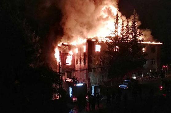 ترکی میں طالبات کے ہاسٹل میں آگ لگنے سے 12 افراد ہلاک