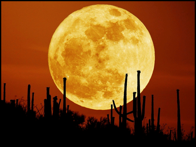 پیر کے روز سب سے بڑے چاند ’’سپر مون‘‘ کا نظارہ کرنے کیلیے تیار رہیں