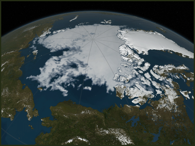 قطب شمالی پرسردیوں میں بھی گرمی