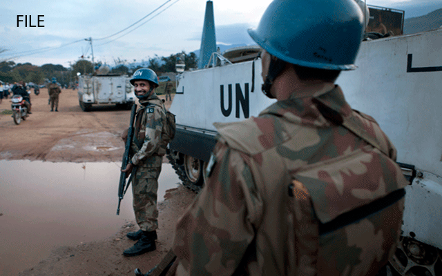 اقوام متحدہ کا پاک فوج کے نائیک نعیم رضا شہید کیلئے اعزازی میڈل