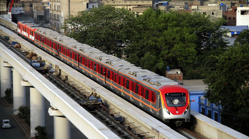 Lahore, Orange line train, Project
