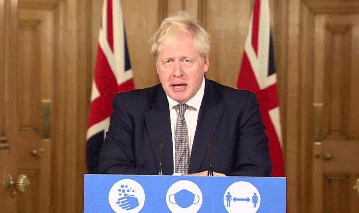 Boris Johnson, second wave of corona virus, UK,England