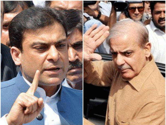 Assets in excess of income case, Shahbaz Sharif, Hamza Shahbaz, NAB