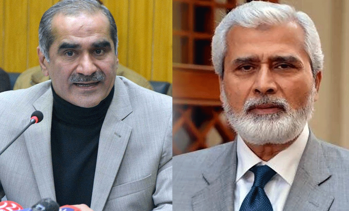 Bitter words between Khawaja Ahmad Hassan and Saad Rafique