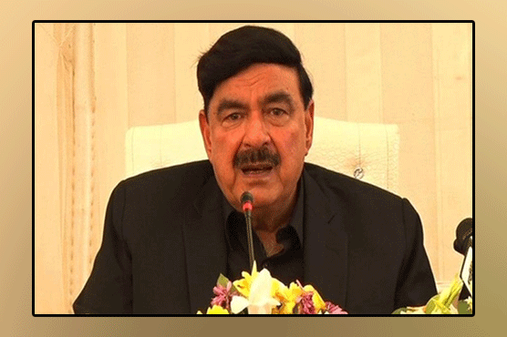 We are the elected government and the army is with us, Interior Minister Sheikh Rashid Ahmed said