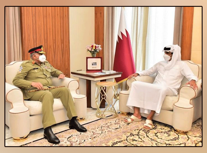 General Qamar Javed Bajwa, Chief of Army Staff (COAS) visited Qatar on two days official visit.