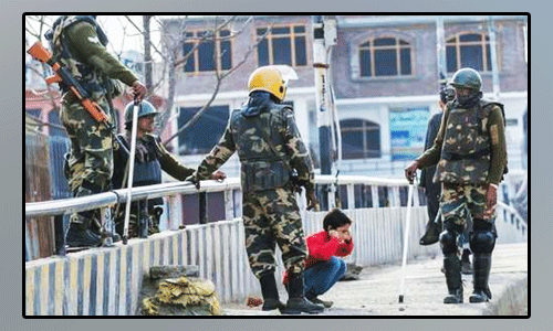 The United States demanded that Kashmiris be given basic human rights