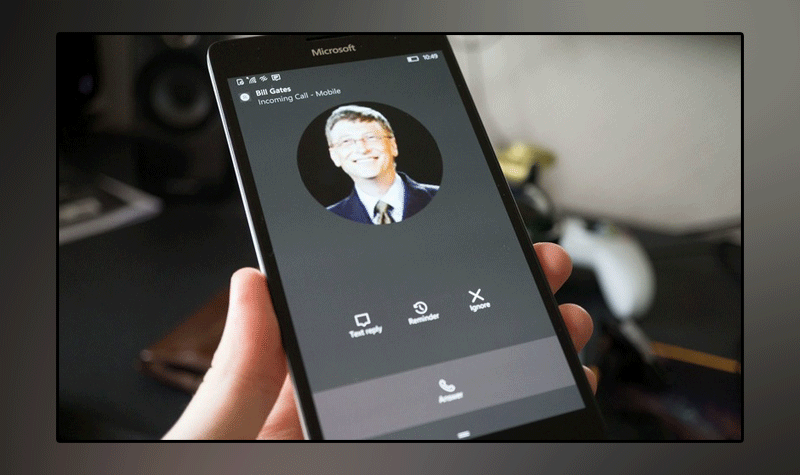 Do you know which mobile phone Bill Gates has?