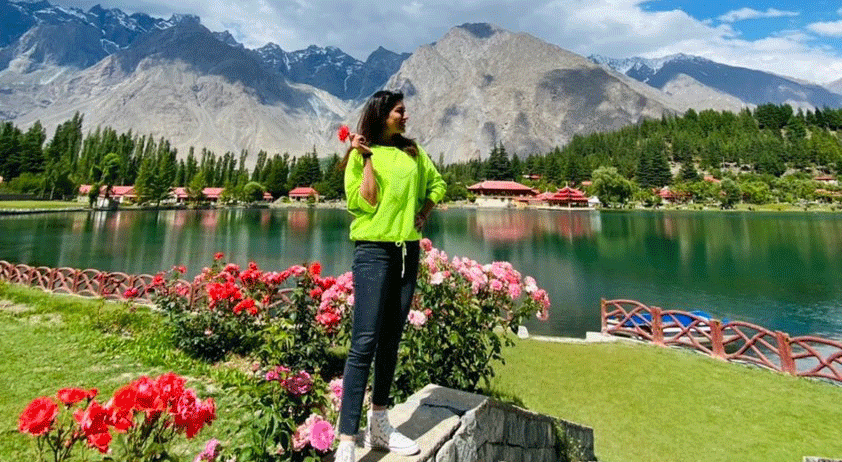 Actress Mahesh Hayat is fascinated by the beauty of Northern Areas