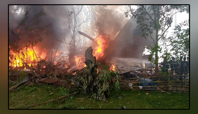 Philippine Air Force plane crashes; at least 40 rescued, says military chief
