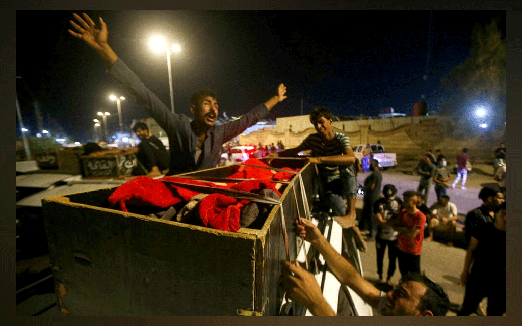 A fire at a Corona hospital in Iraq has killed at least 92 people and injured dozens more