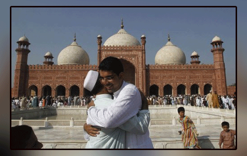 Eid-ul-Adha is being celebrated with religious fervor in Pakistan today