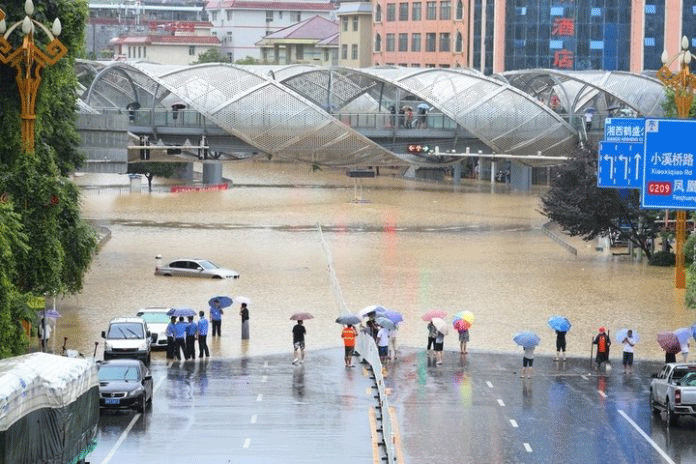 Heavy rains in China's central province of Hainan have affected 1.5 million people and destroyed crops