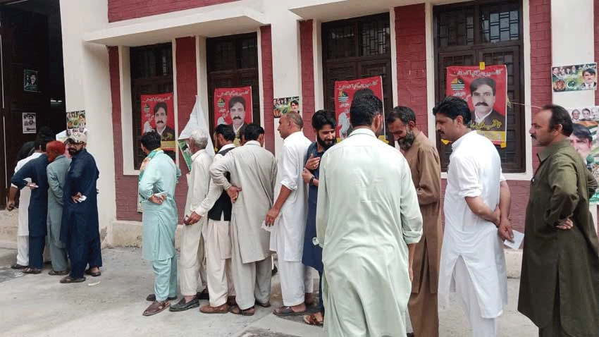 Azad Kashmir Legislative Assembly elections, polling process begins