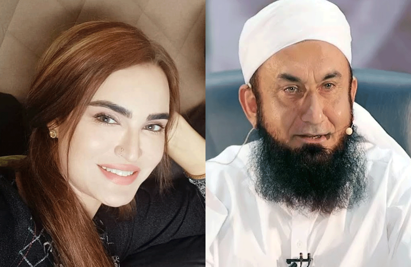 Nadia Hussain shares message, screenshot to Maulana Tariq Jameel on Instagram