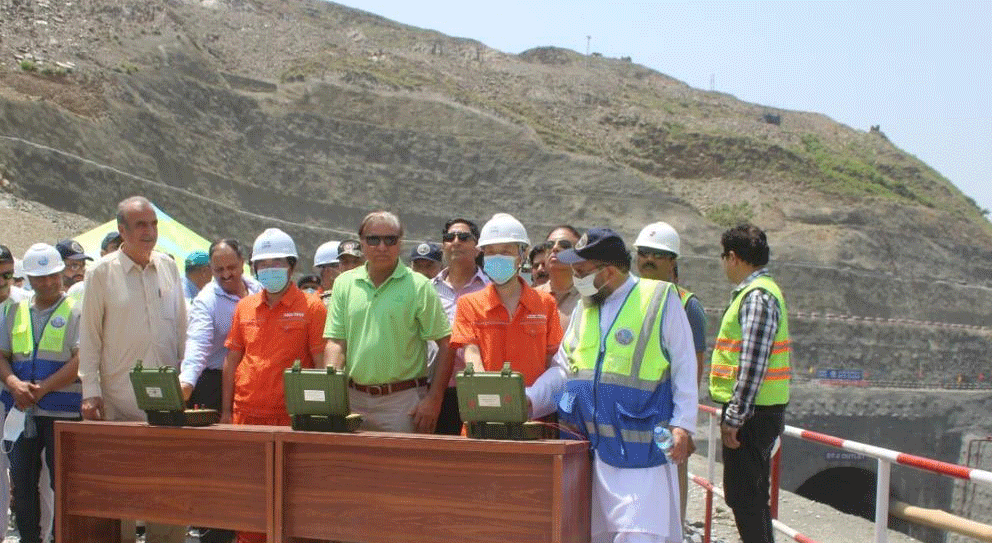 Parts of Mohmand Dam Diversion Tunnel No. 2 have been successfully connected