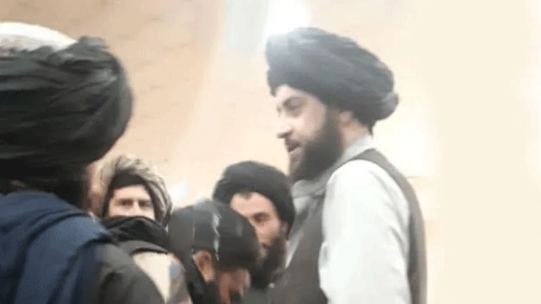 A picture of Taliban founder Mullah Omar's son has surfaced