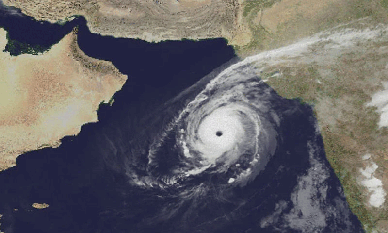 The direction of the storm changed, the threat of heavy rains in Karachi was averted