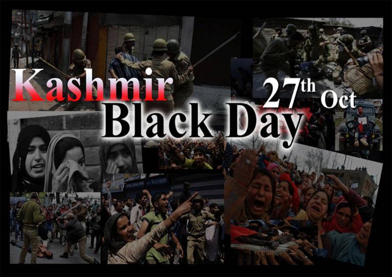 یوم سیاہ: جموں و کشمیر پر بھارت کے غیرقانونی قبضے کو 78 برس مکمل
